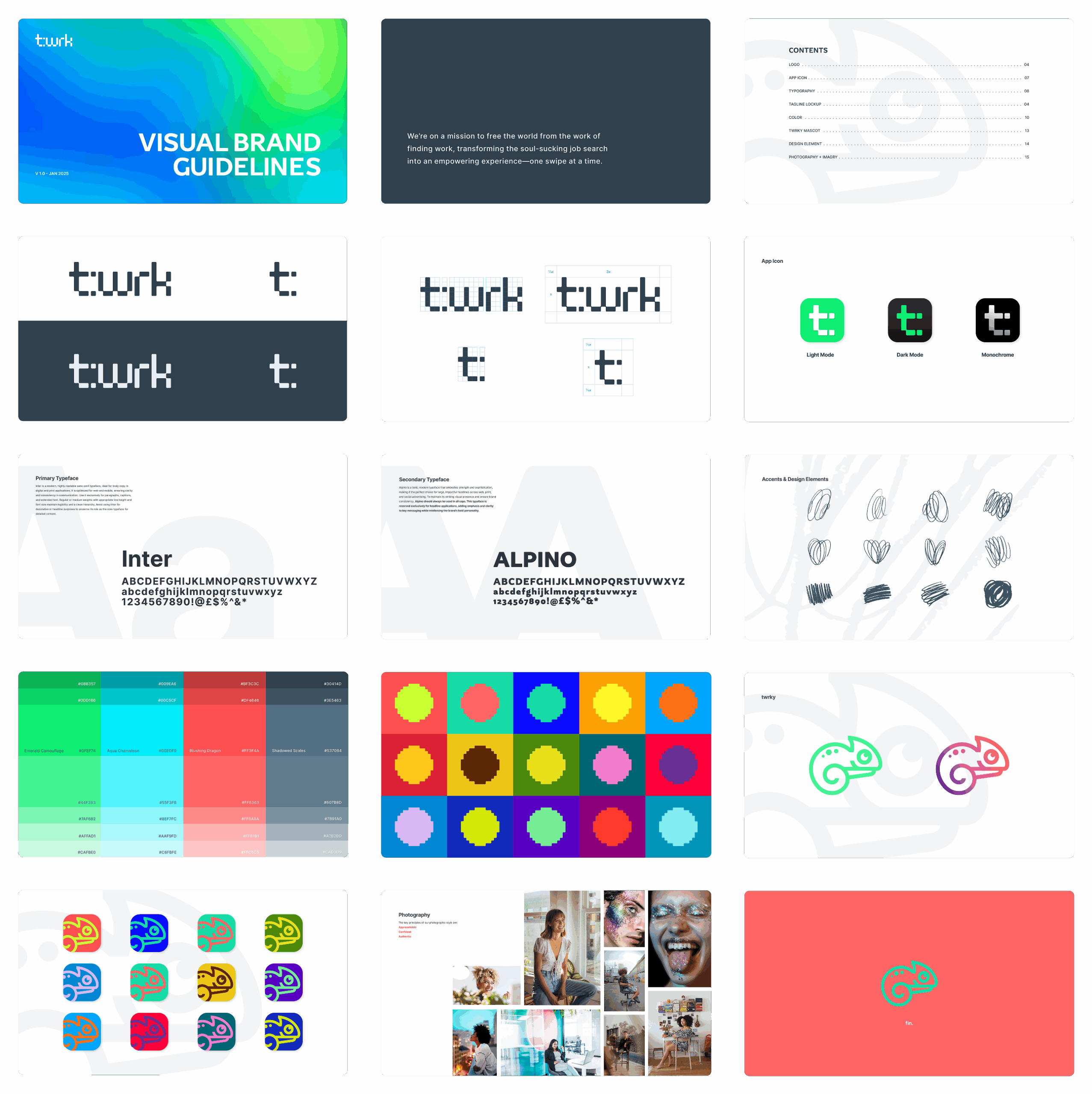 TWRK visual identity