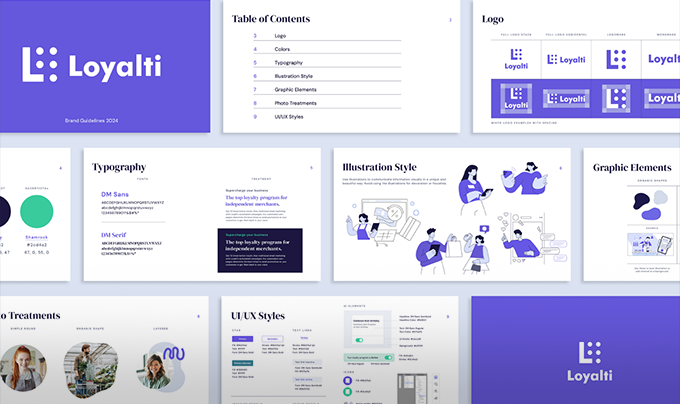 Branded presentation